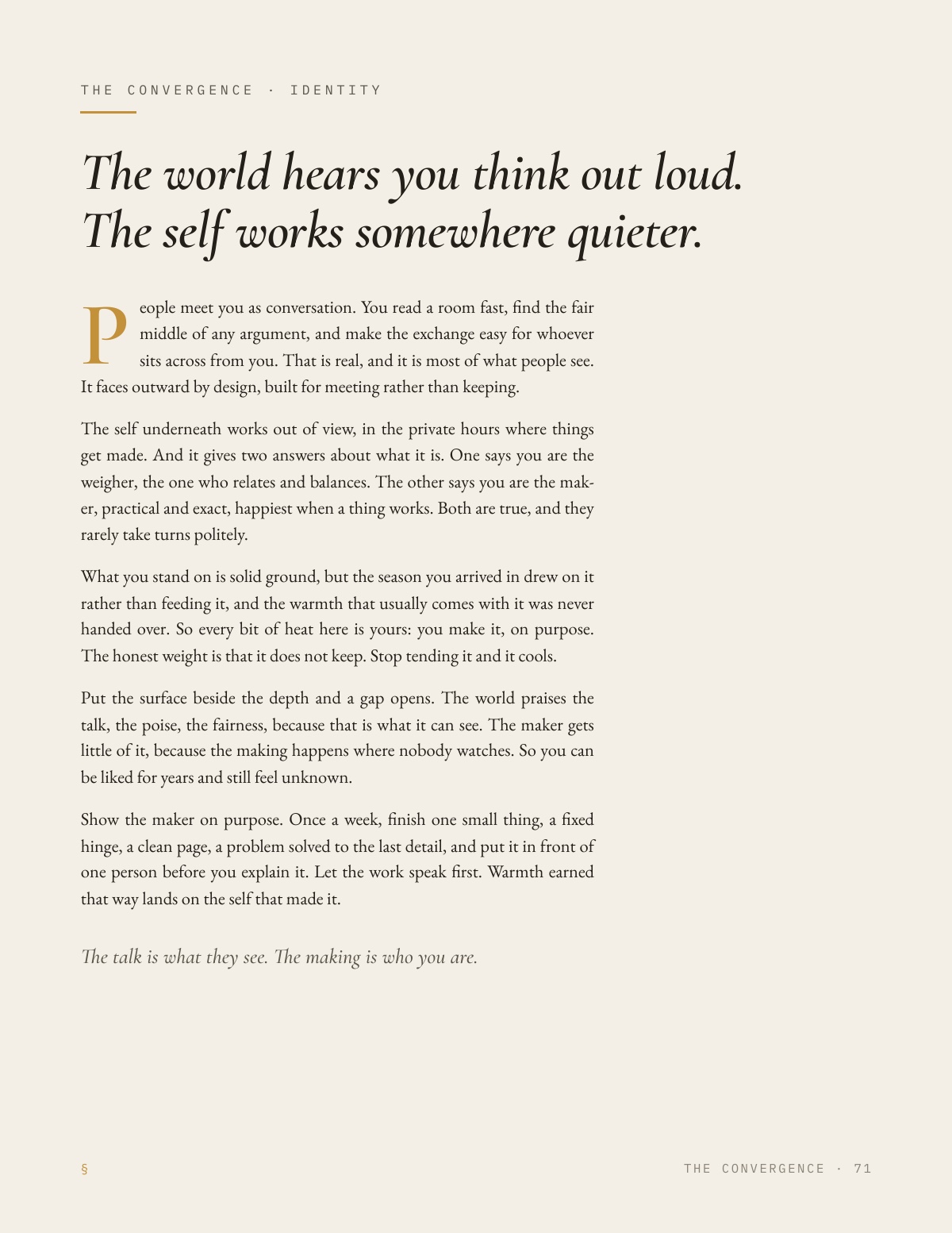 Sample reading — page 71 of 82